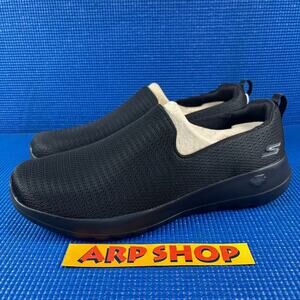 🔴 SKECHERS GO WALK JOY AURORA Women`s Size 10 Black Walking Shoes 124637